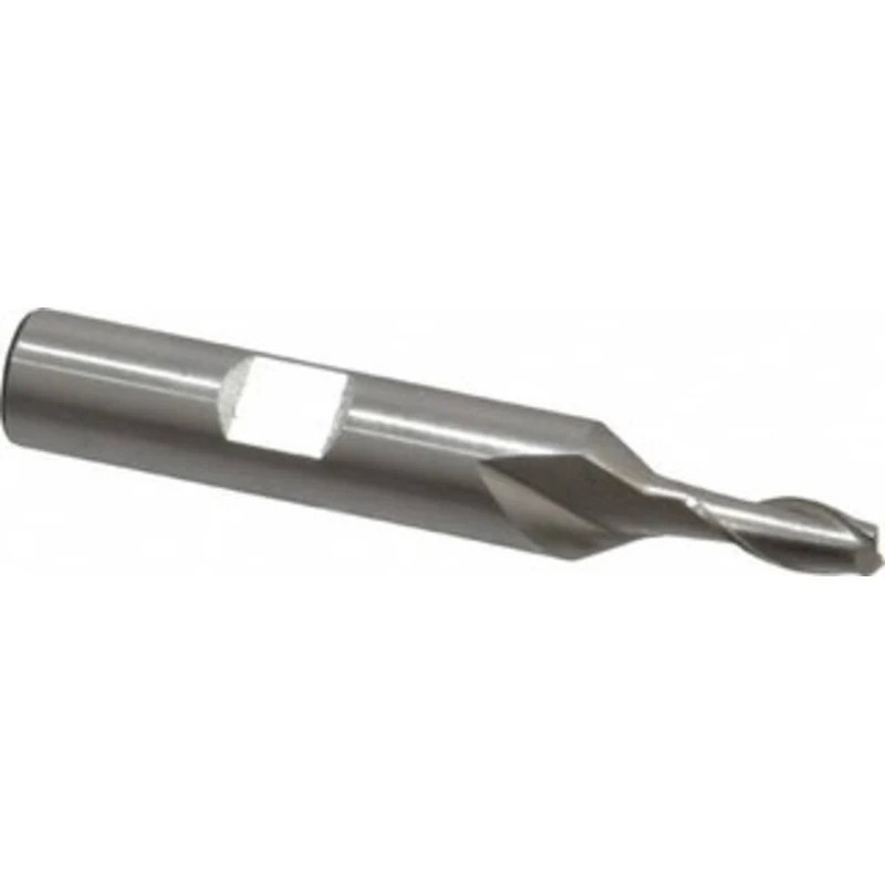 Value Collection 3/16, 7/16 LOC, 3/8 Shank Diam, 2-5/16 OAL, 2 Flute, High Speed Steel Square End Mill Single End, Un...